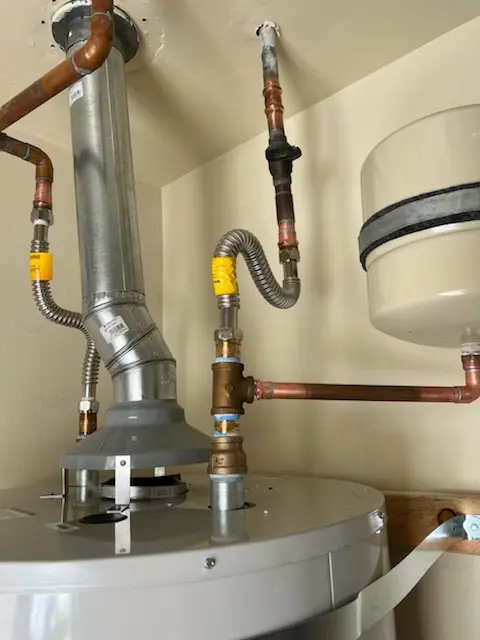 Water heater installation and plumbing repair in Stanton